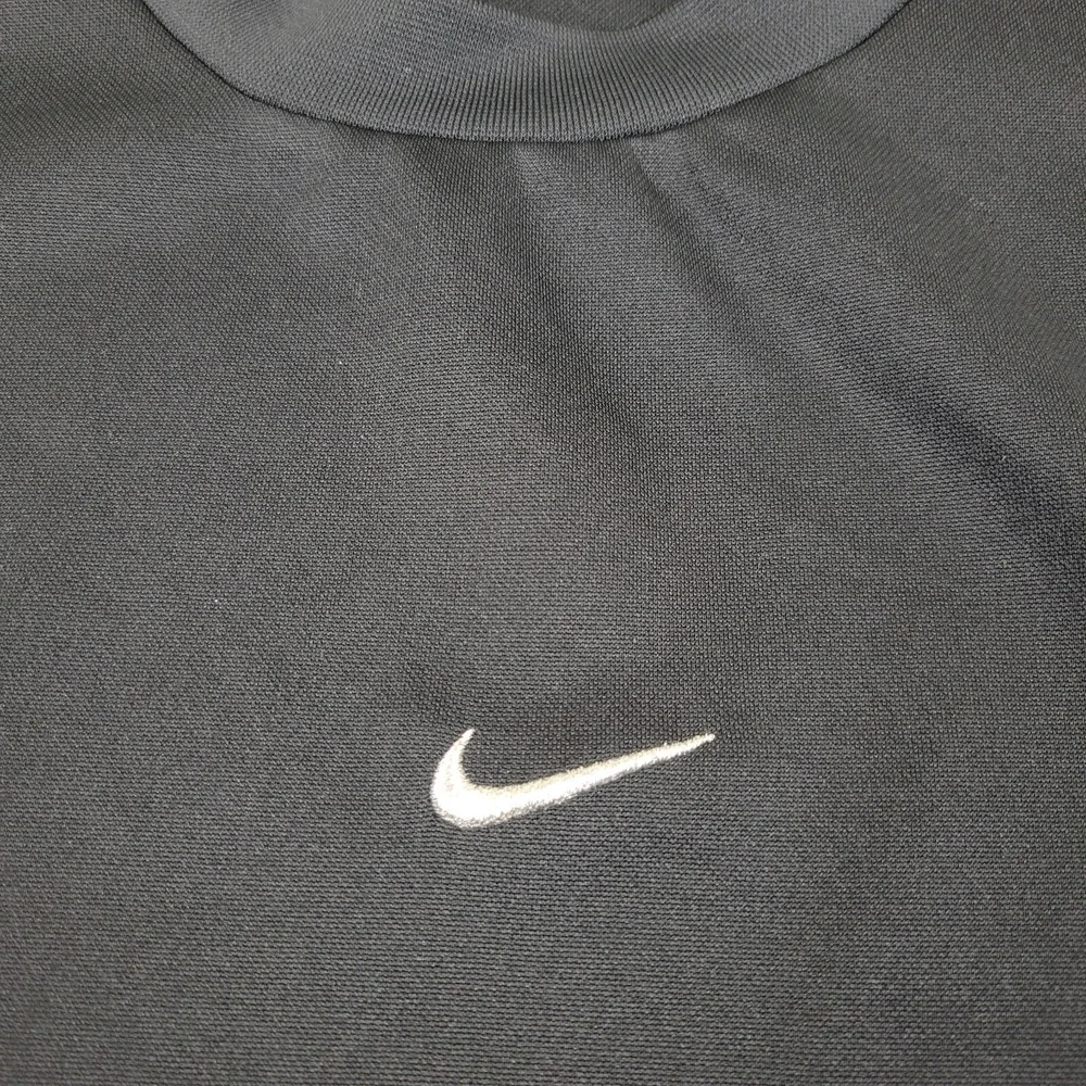 Nike Center‎ Swoosh Pullover Shirt Mens 2XL Black Short Sleeve 138313-020